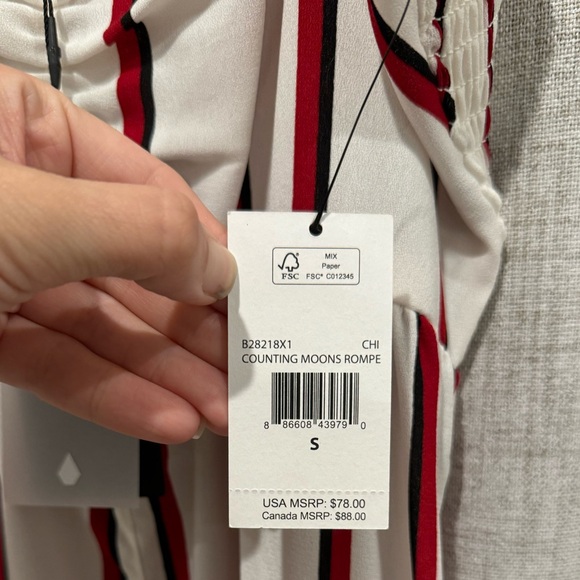 Stone Row | Volcom - Striped Pants Jumpsuit **New w/ Tags!!** - Picture 3 of 6